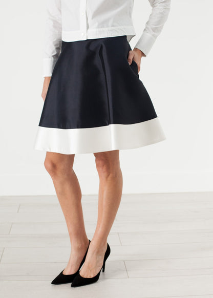 Circle Skirt in Navy (6707095699550)