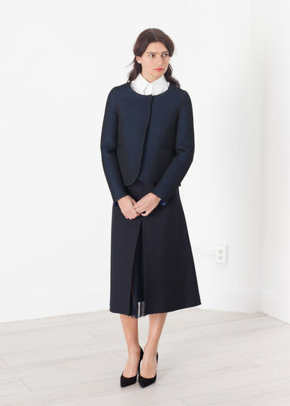 Weave Jacket in Black/Blue (6707105038430)