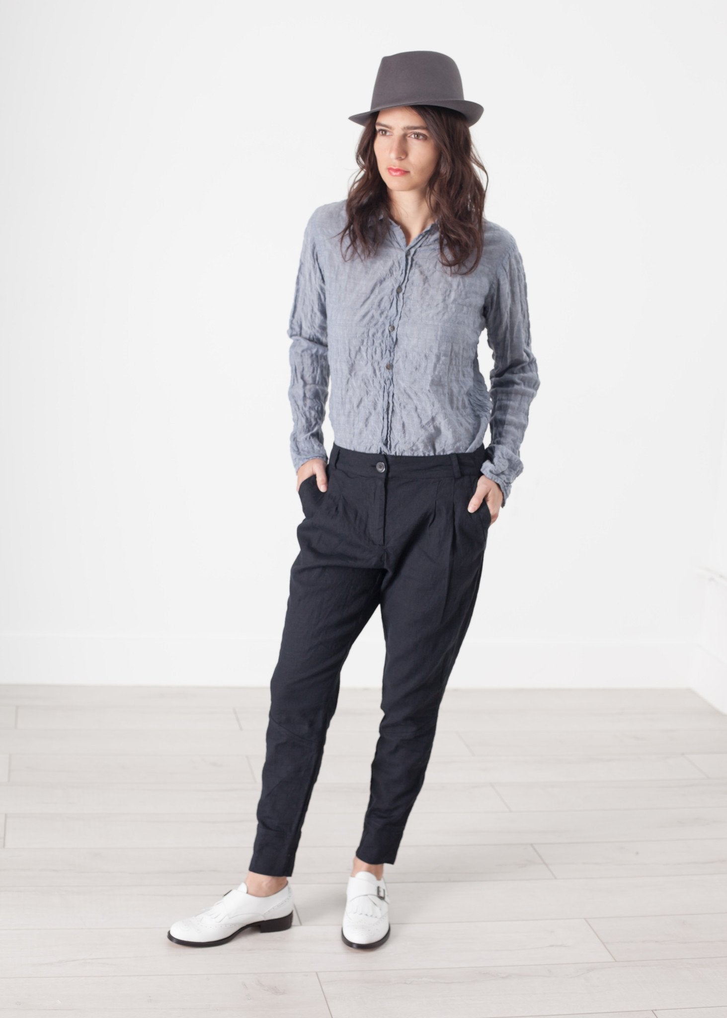 Charles Hat in Steel Grey (6707096027230)