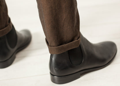 Diamond Weave Trouser in Hazel (6707099664478)