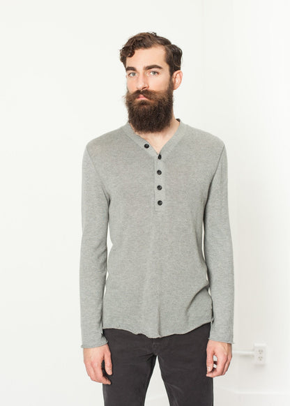 Garbo Henley in Grey (6707105824862)