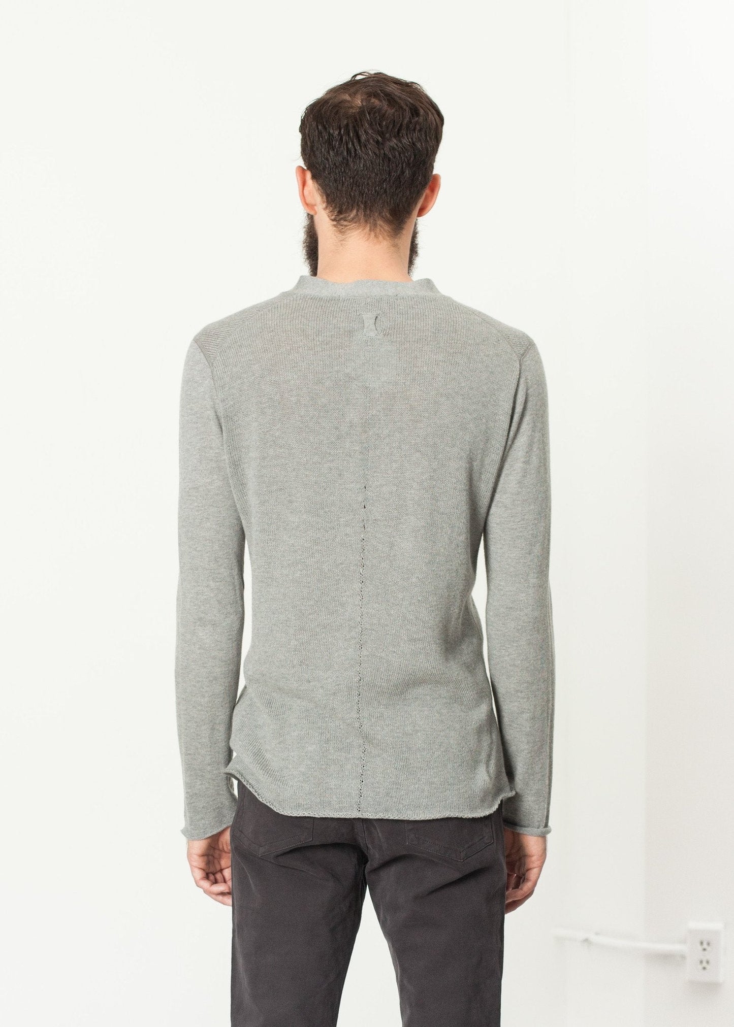 Garbo Henley in Grey (6707105824862)