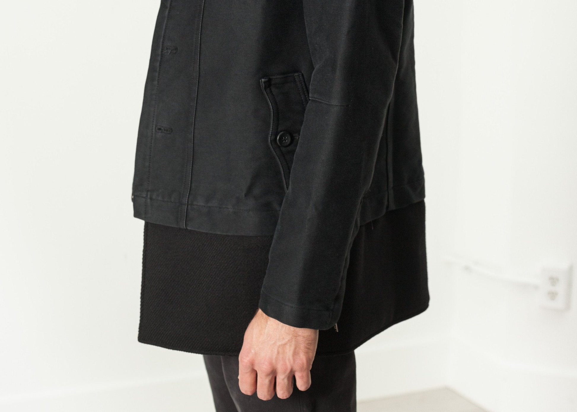 Morten Jacket in Black (6707097403486)