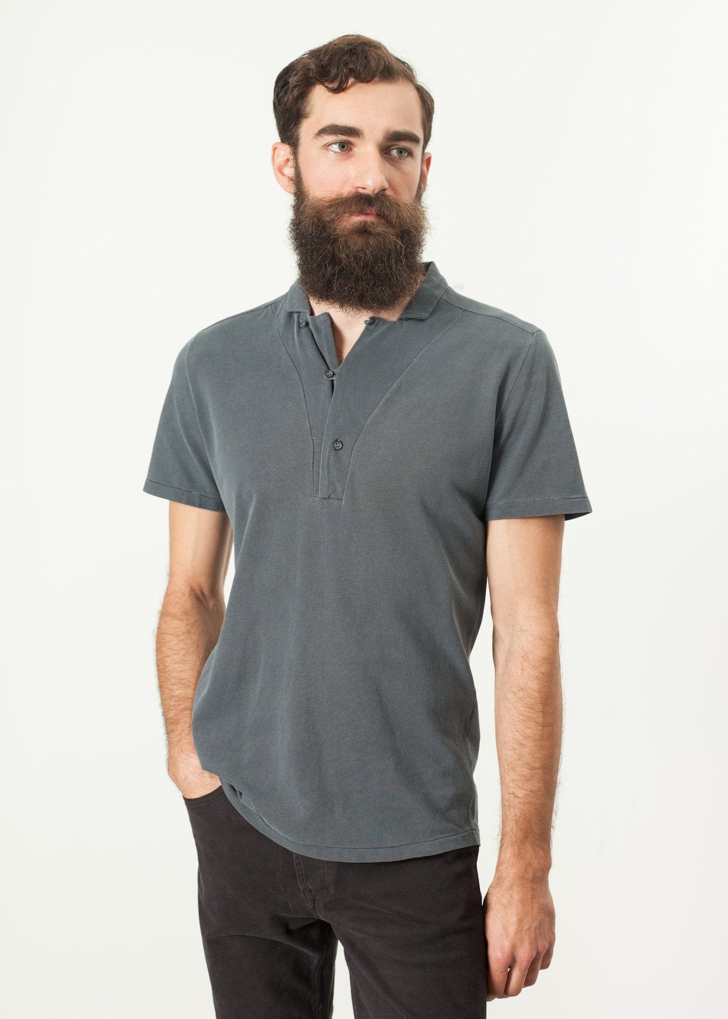 Lio Shirt in Grey (6707106775134)