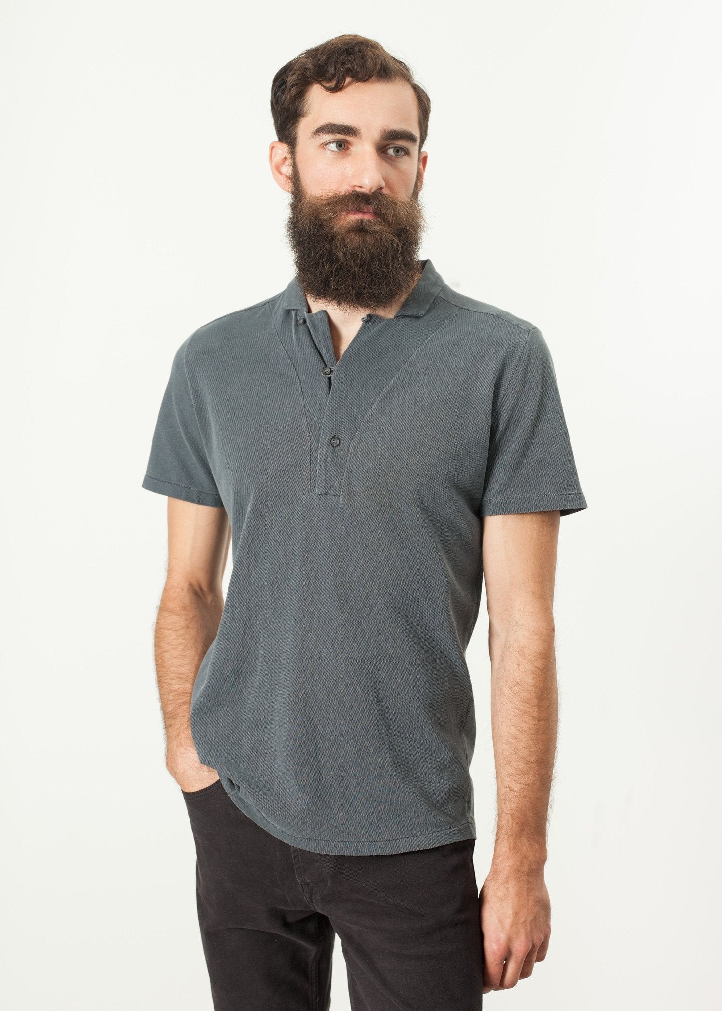 Lio Shirt in Grey (6707106775134)