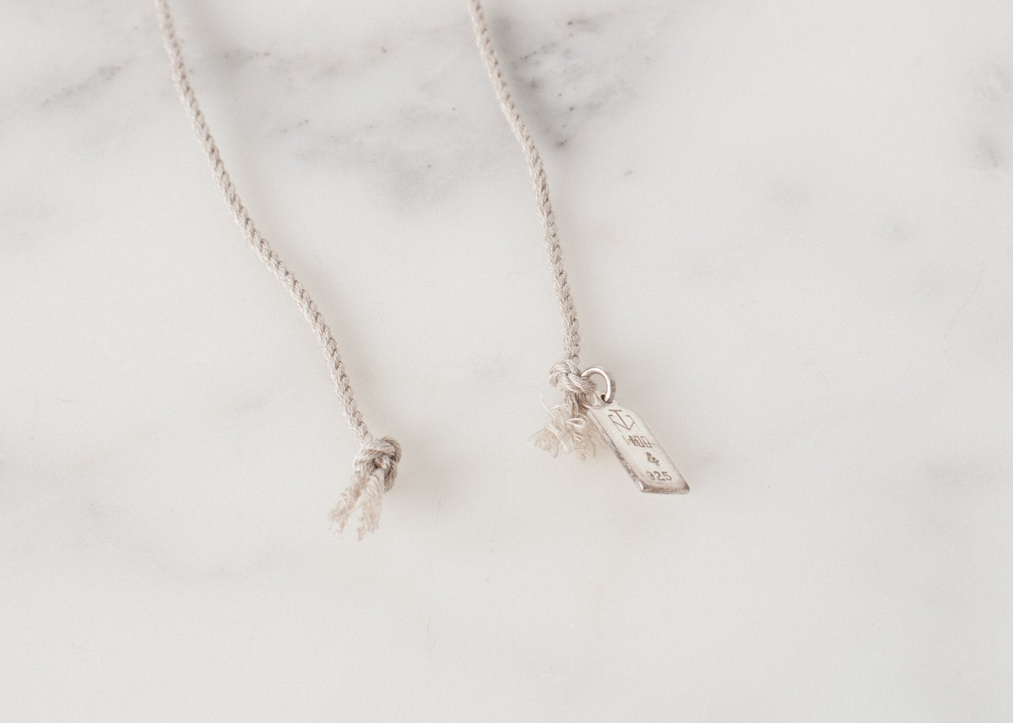 Bracelet 85 in Grey Silk/Silver (6707089703006)