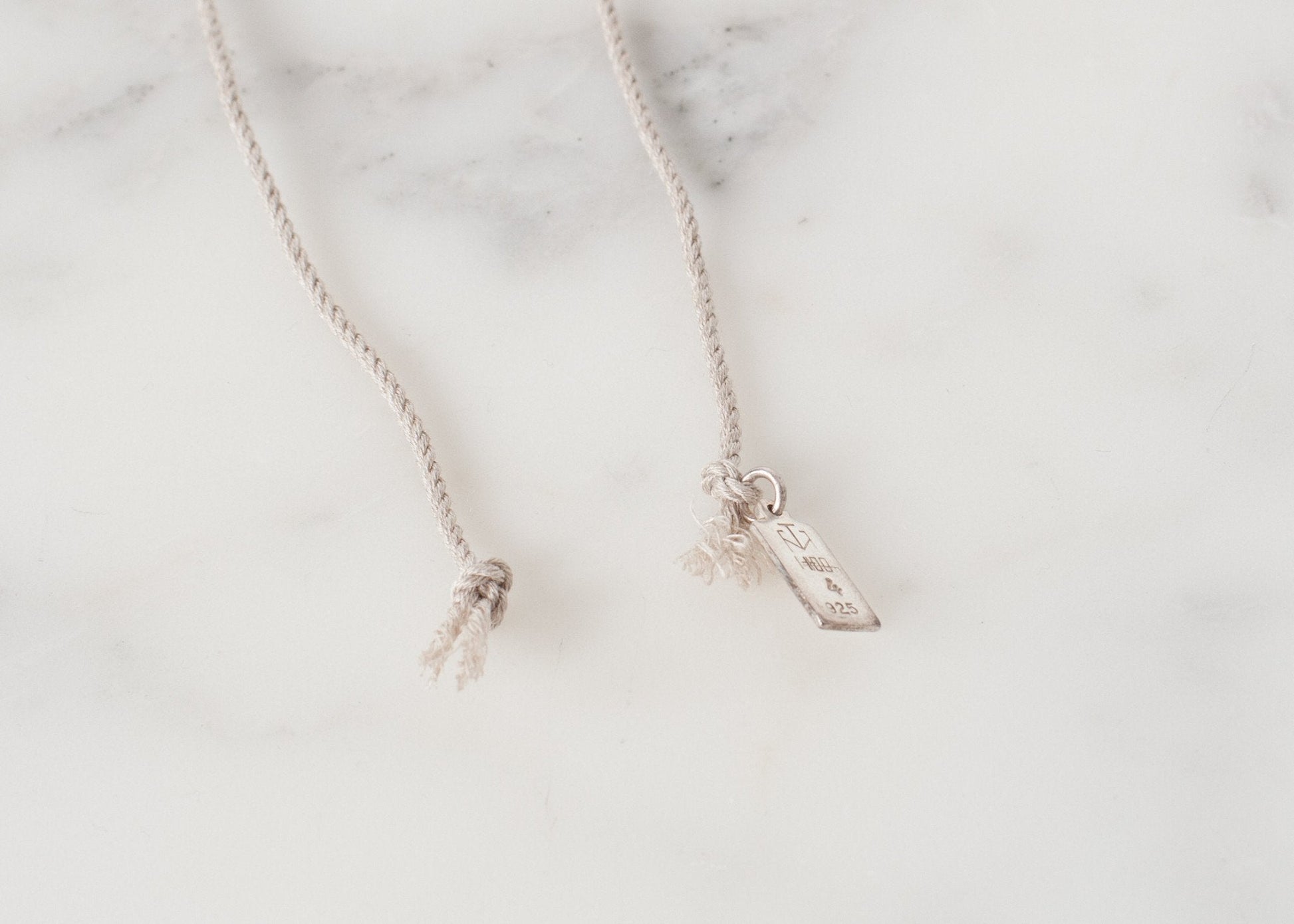 Bracelet 85 in Grey Silk/Silver (6707089703006)