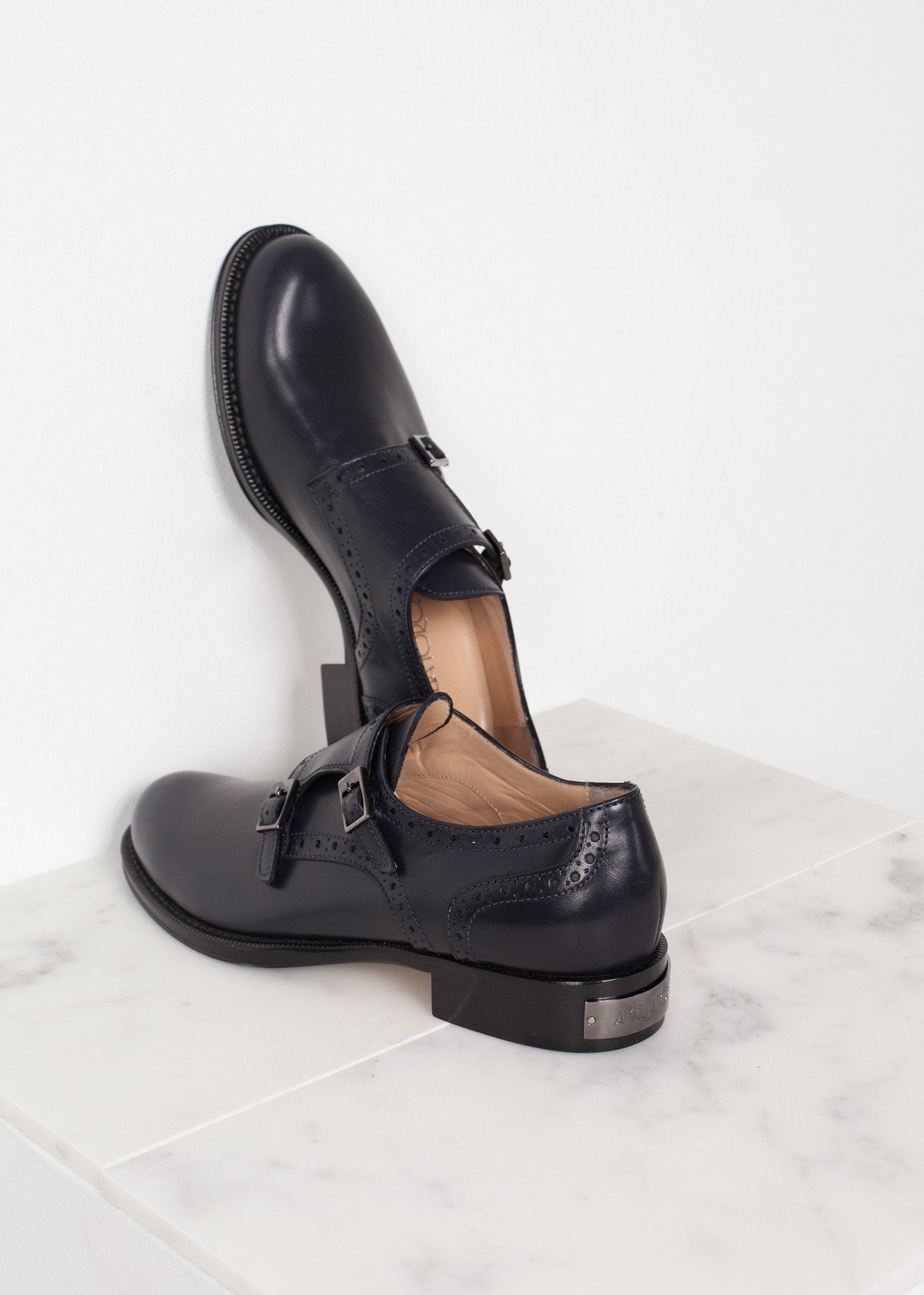 Buckle Shoe in Navy (6707089014878)