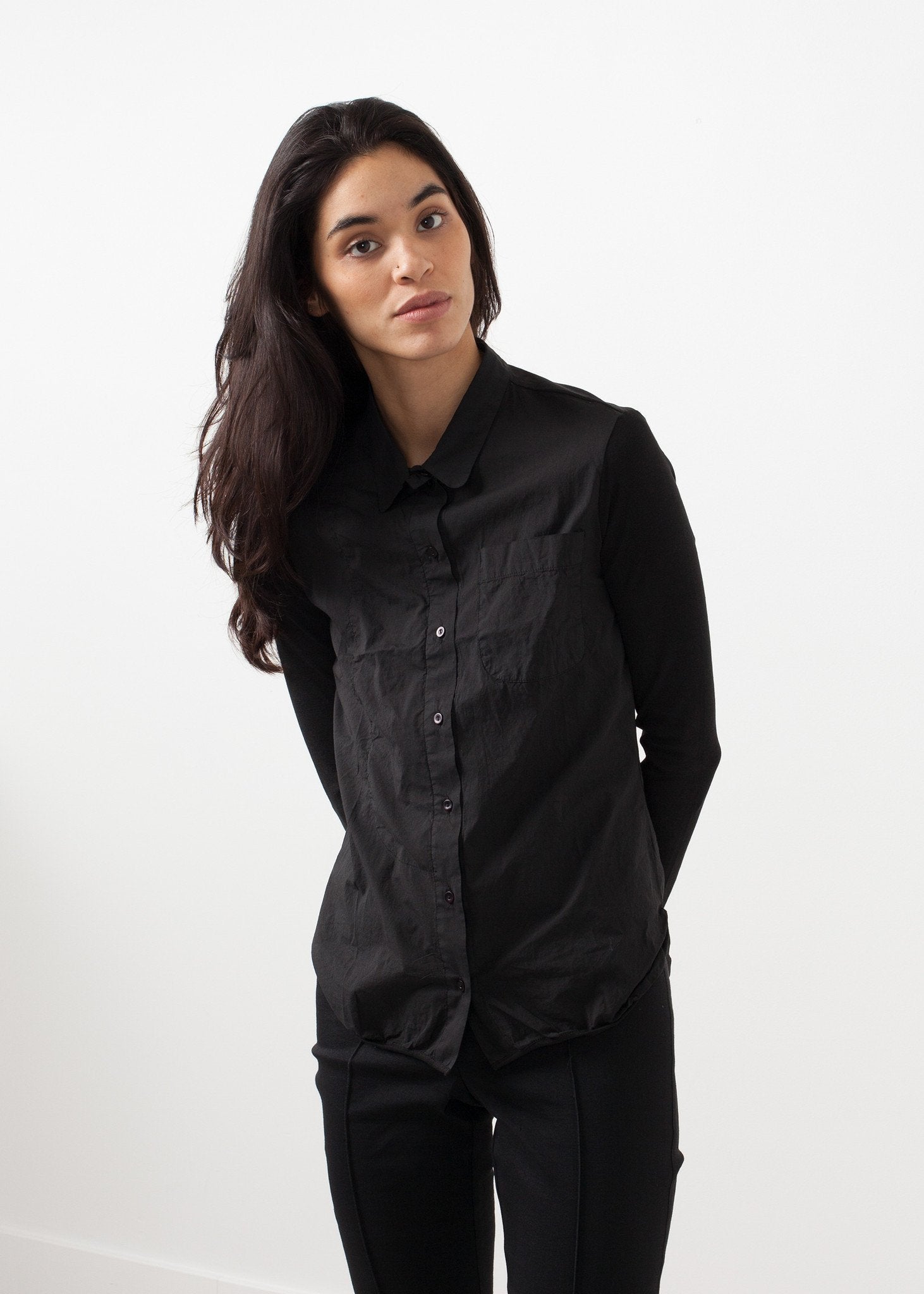 Soft Sleeve Button Up (6707078692958)
