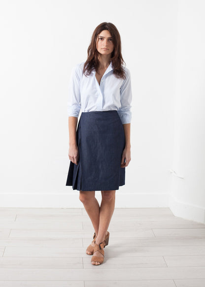 Side Pleat Skirt (6707077513310)