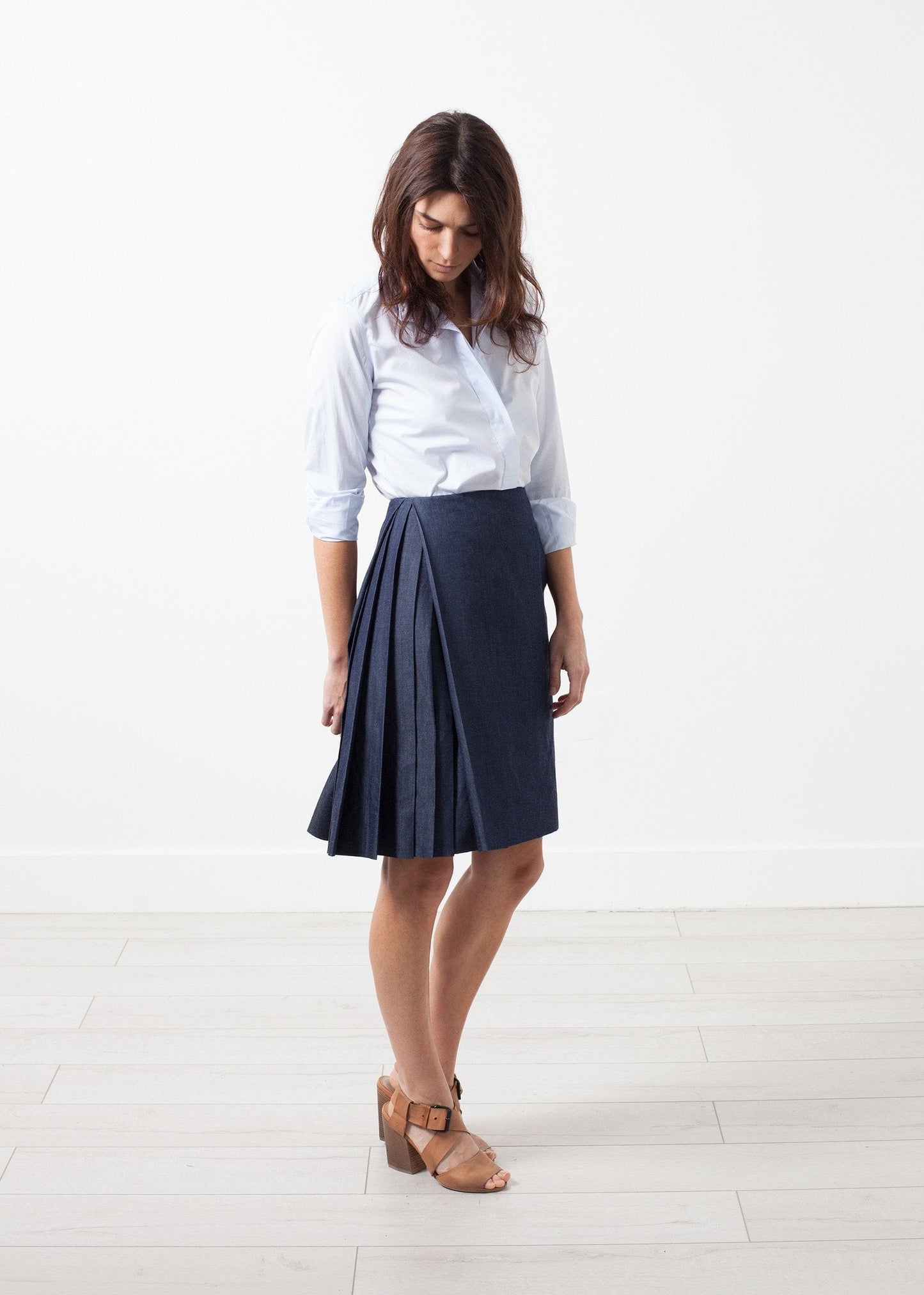 Side Pleat Skirt (6707077513310)