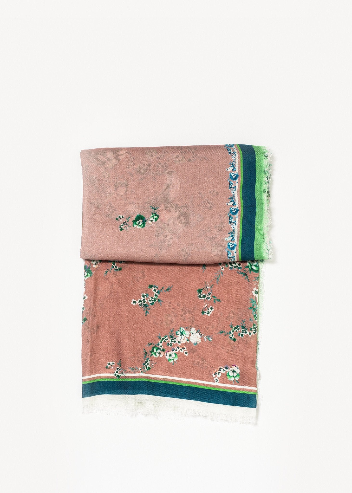 Floral Cashmere Scarf (6707075711070)