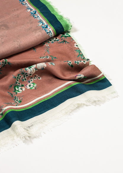 Floral Cashmere Scarf (6707075711070)