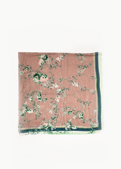 Floral Cashmere Scarf (6707075711070)
