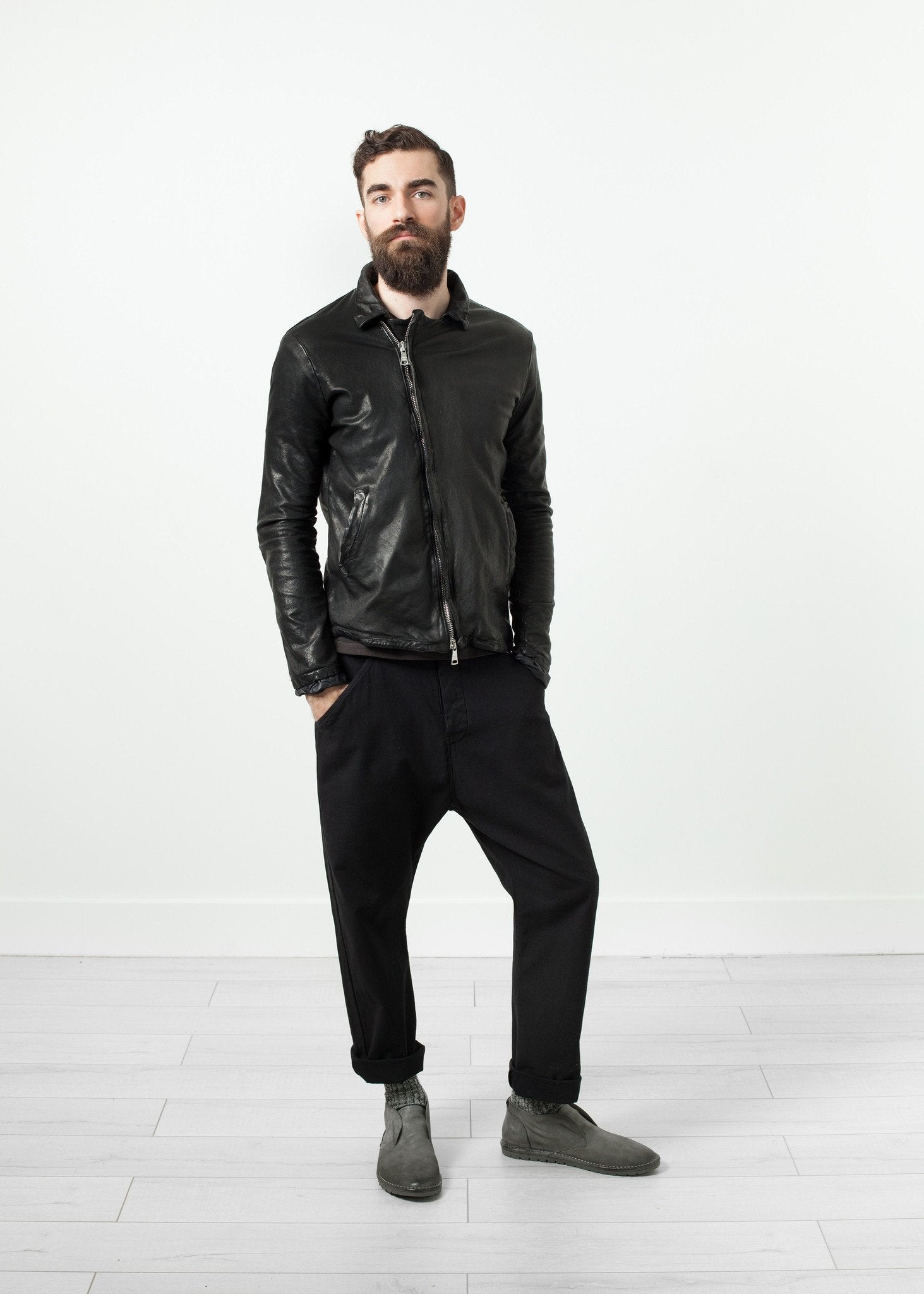 Distressed Motorcycle Jacket (6707079544926)