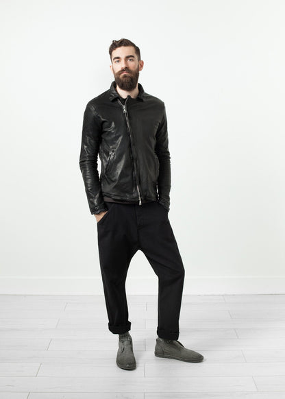 Distressed Motorcycle Jacket (6707079544926)