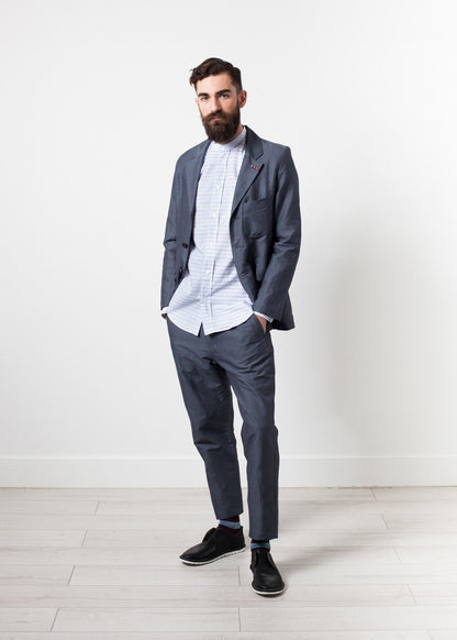 Mandarin Collar Formal Shirt (6707076792414)