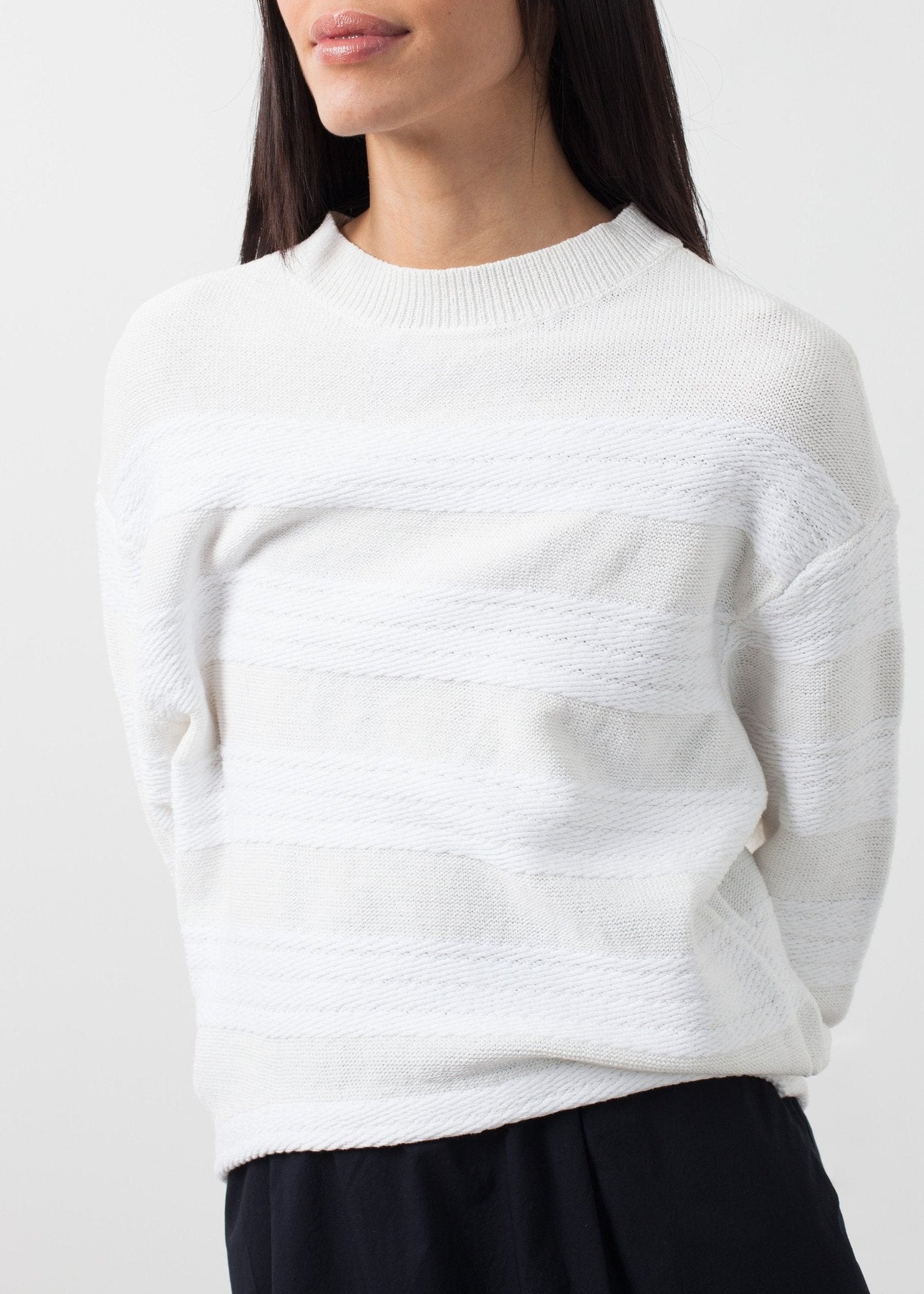 Wide Stripe Sweater (6707072696414)