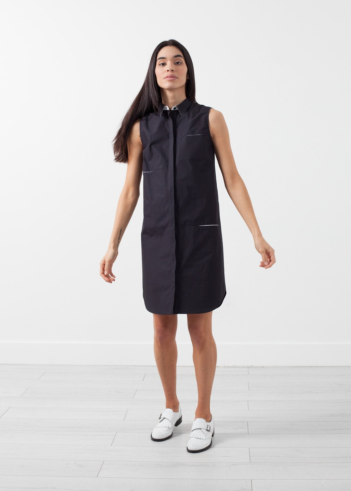 Sleeveless Hidden Pocket Dress (6707072663646)