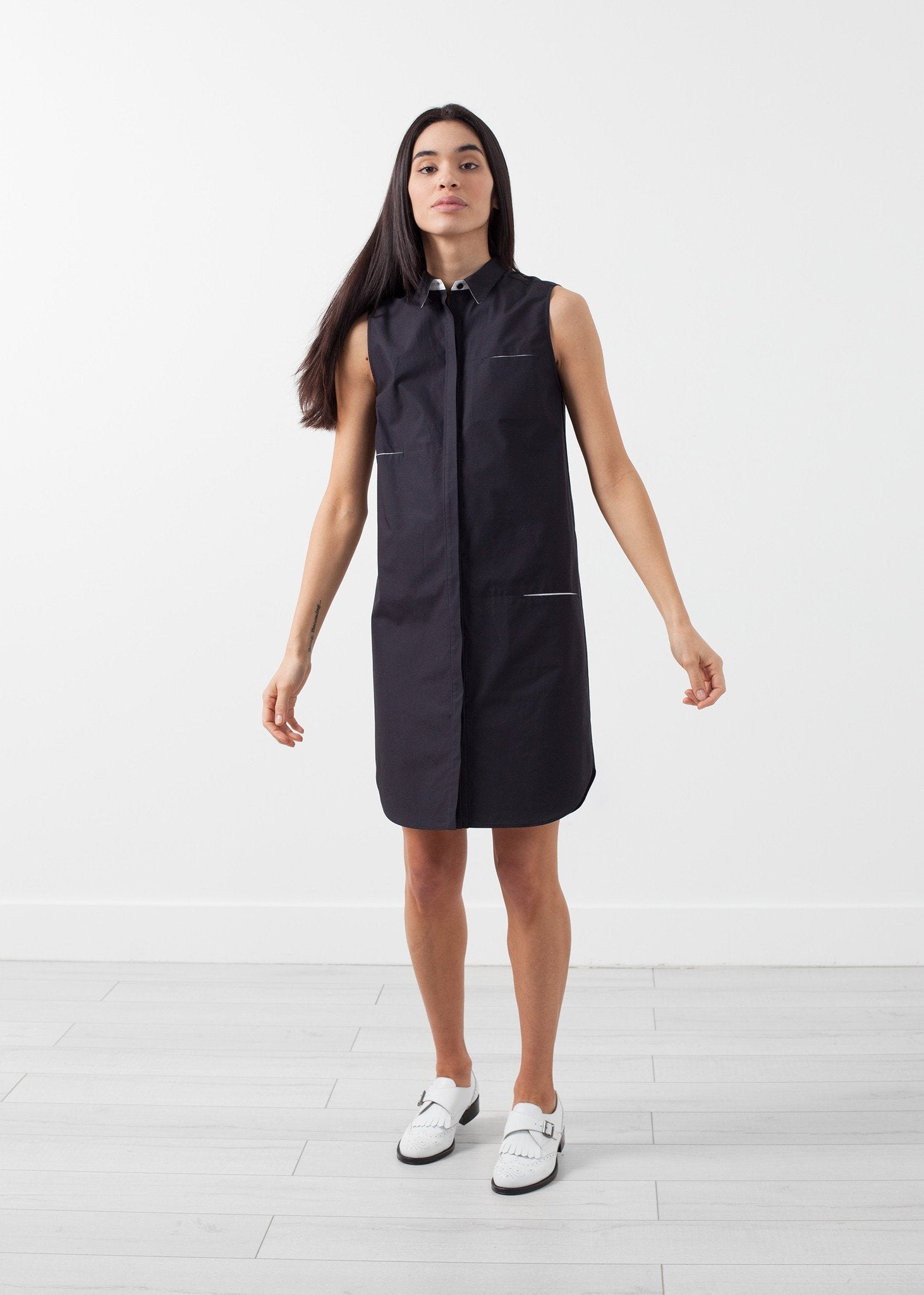 Sleeveless Hidden Pocket Dress (6707072663646)