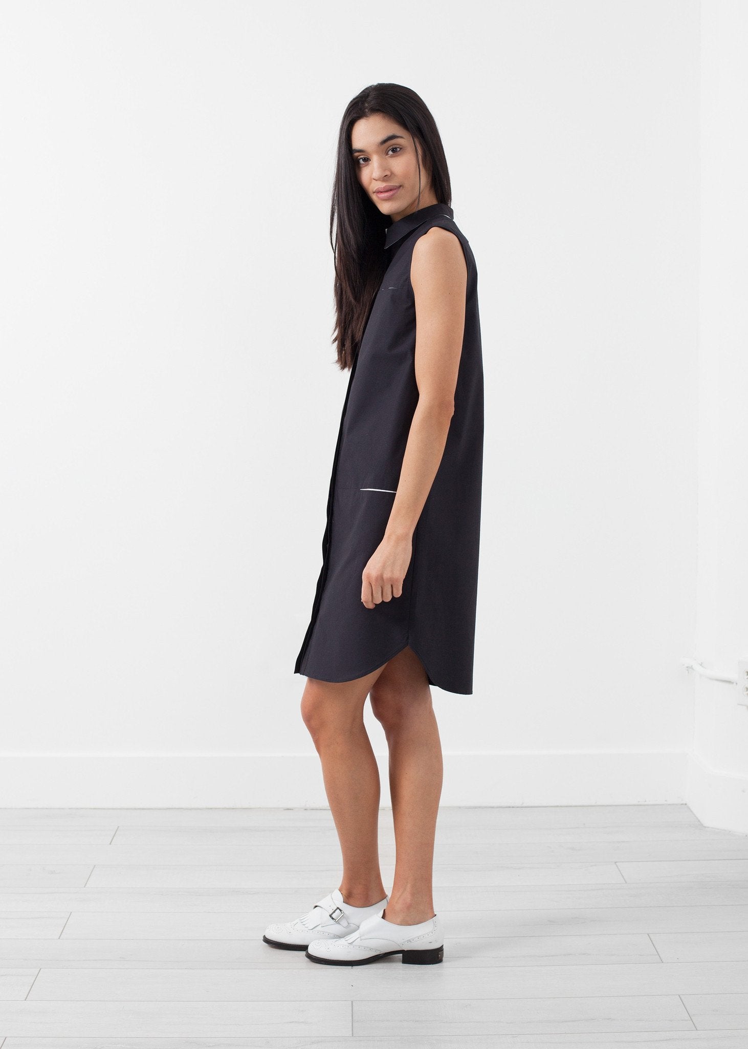 Sleeveless Hidden Pocket Dress (6707072663646)