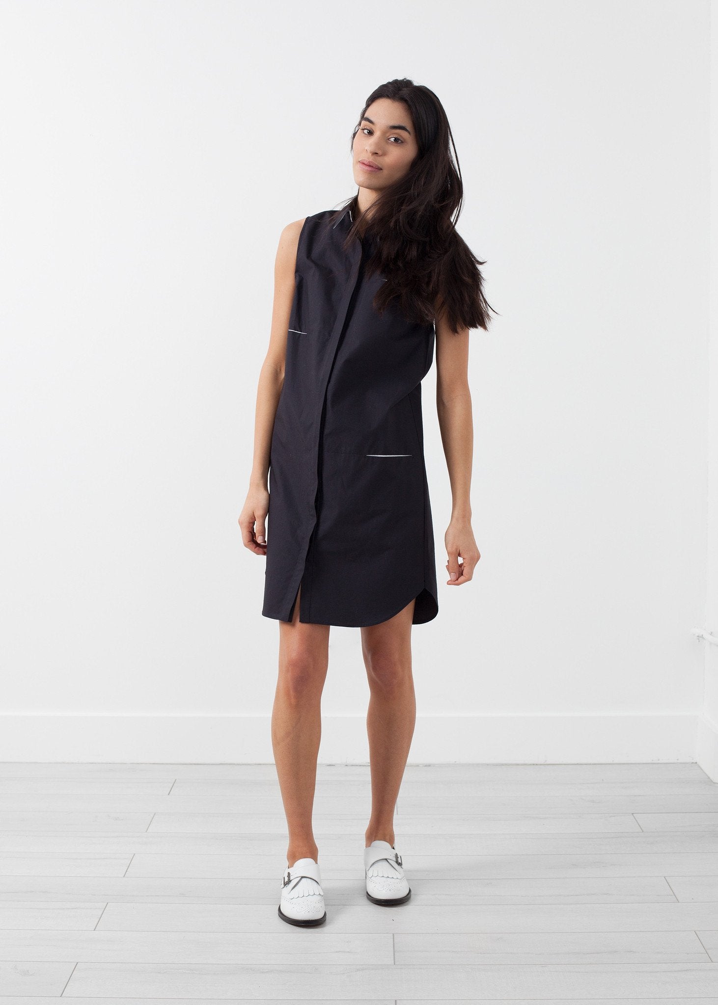 Sleeveless Hidden Pocket Dress (6707072663646)