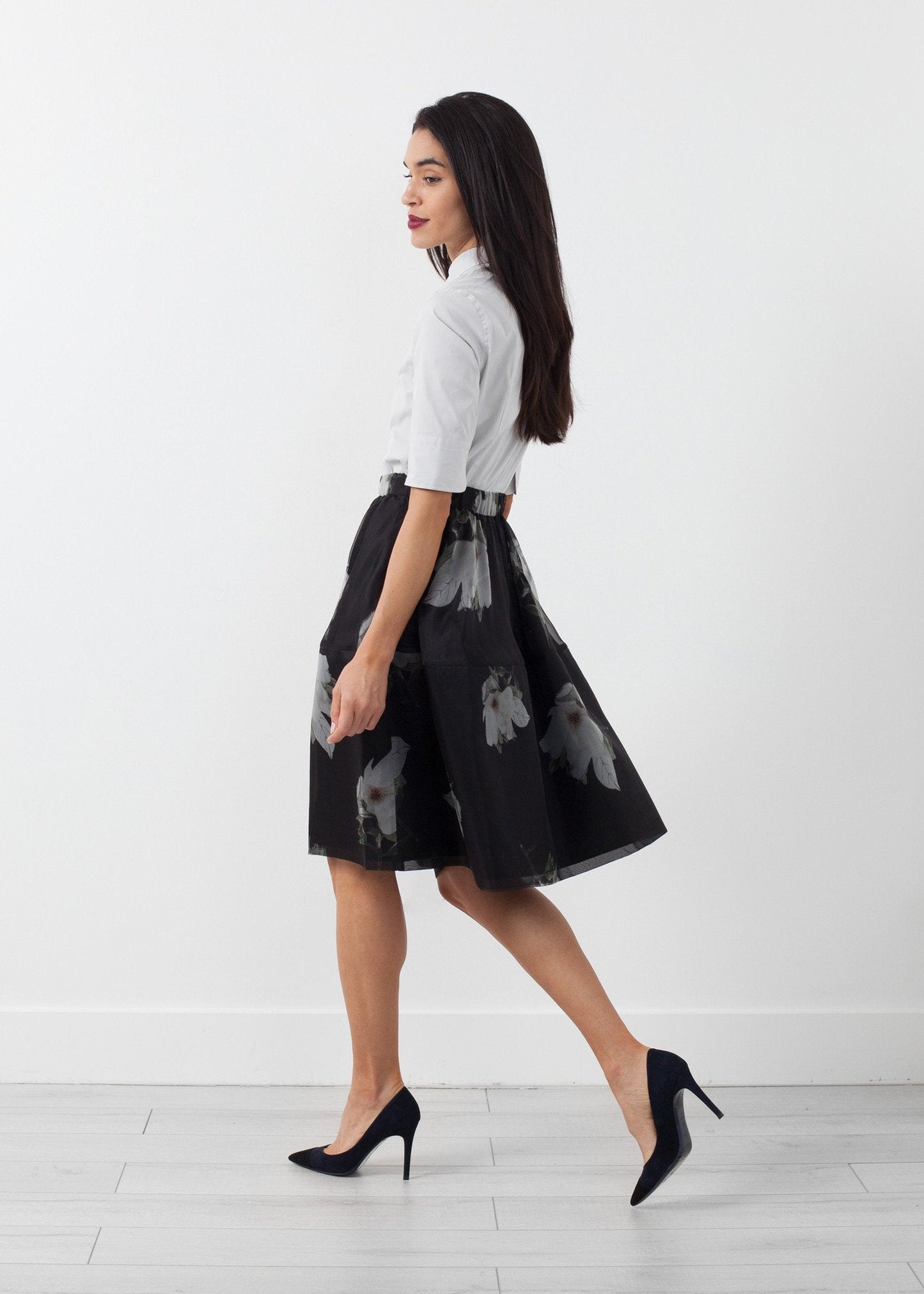 Short Silk Skirt (6707092291678)
