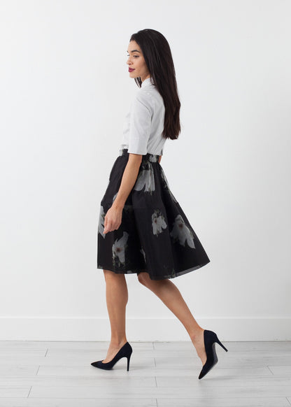 Short Silk Skirt (6707092291678)