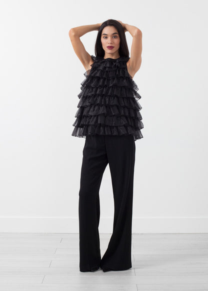 Organza Ruffle Top (6707092324446)
