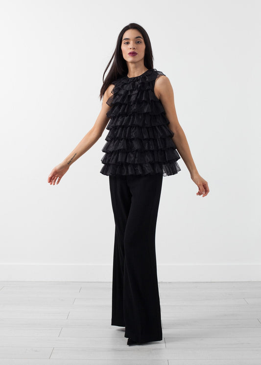 Organza Ruffle Top (6707092324446)