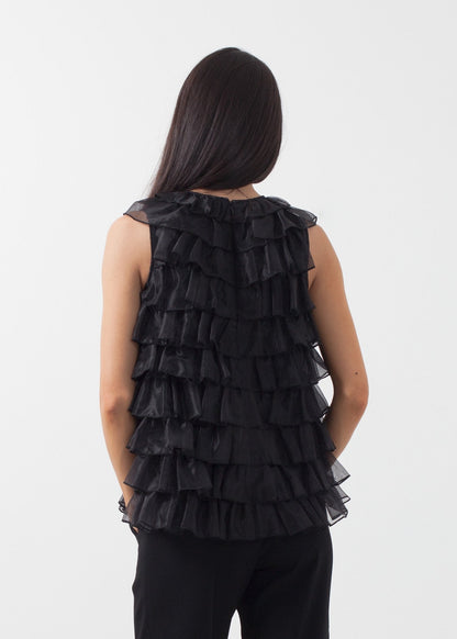 Organza Ruffle Top (6707092324446)
