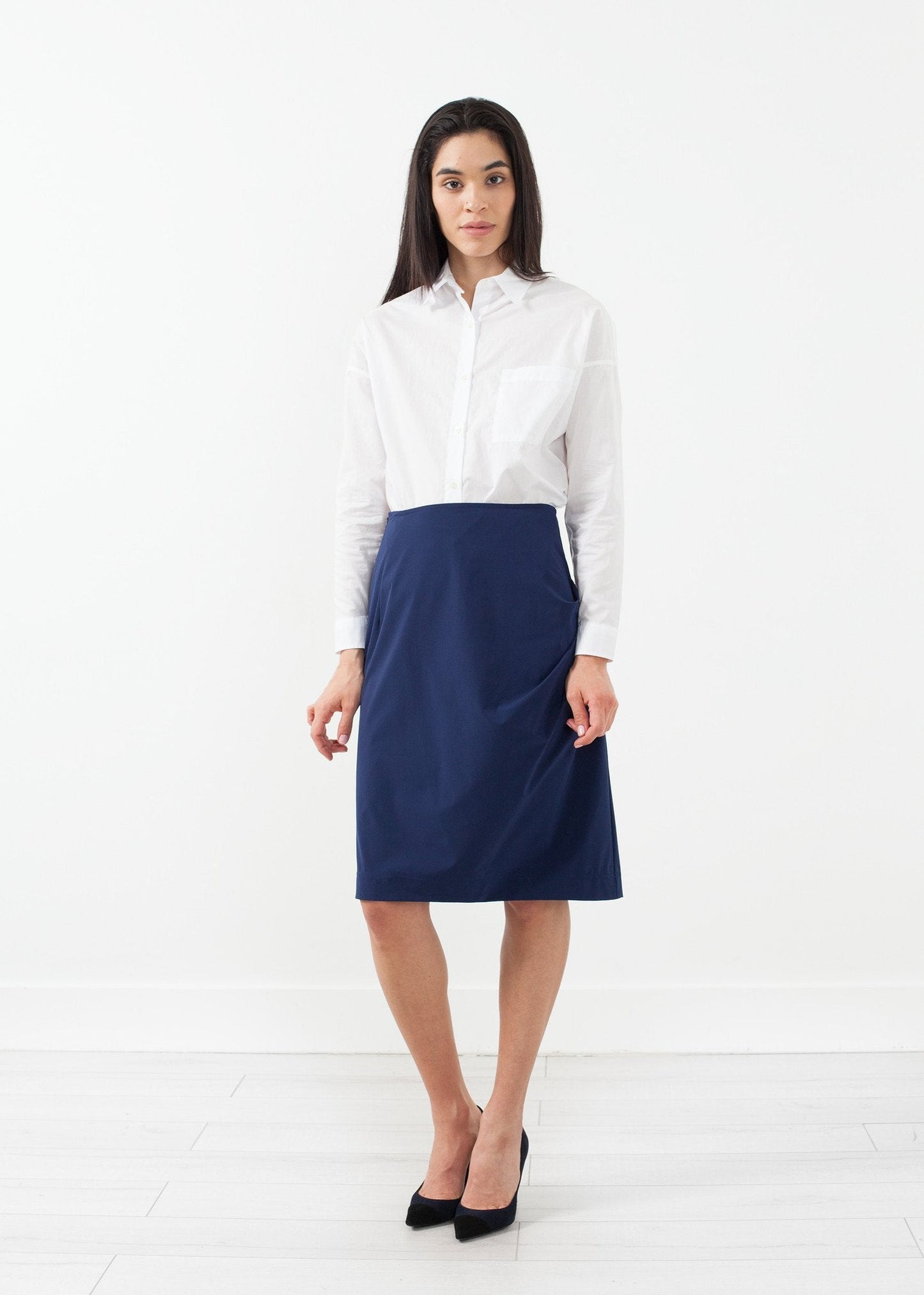 Side Ruche Skirt (6707065454686)