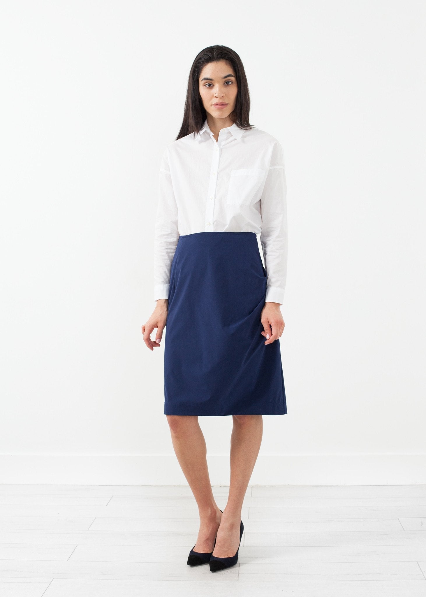 Side Ruche Skirt (6707065454686)