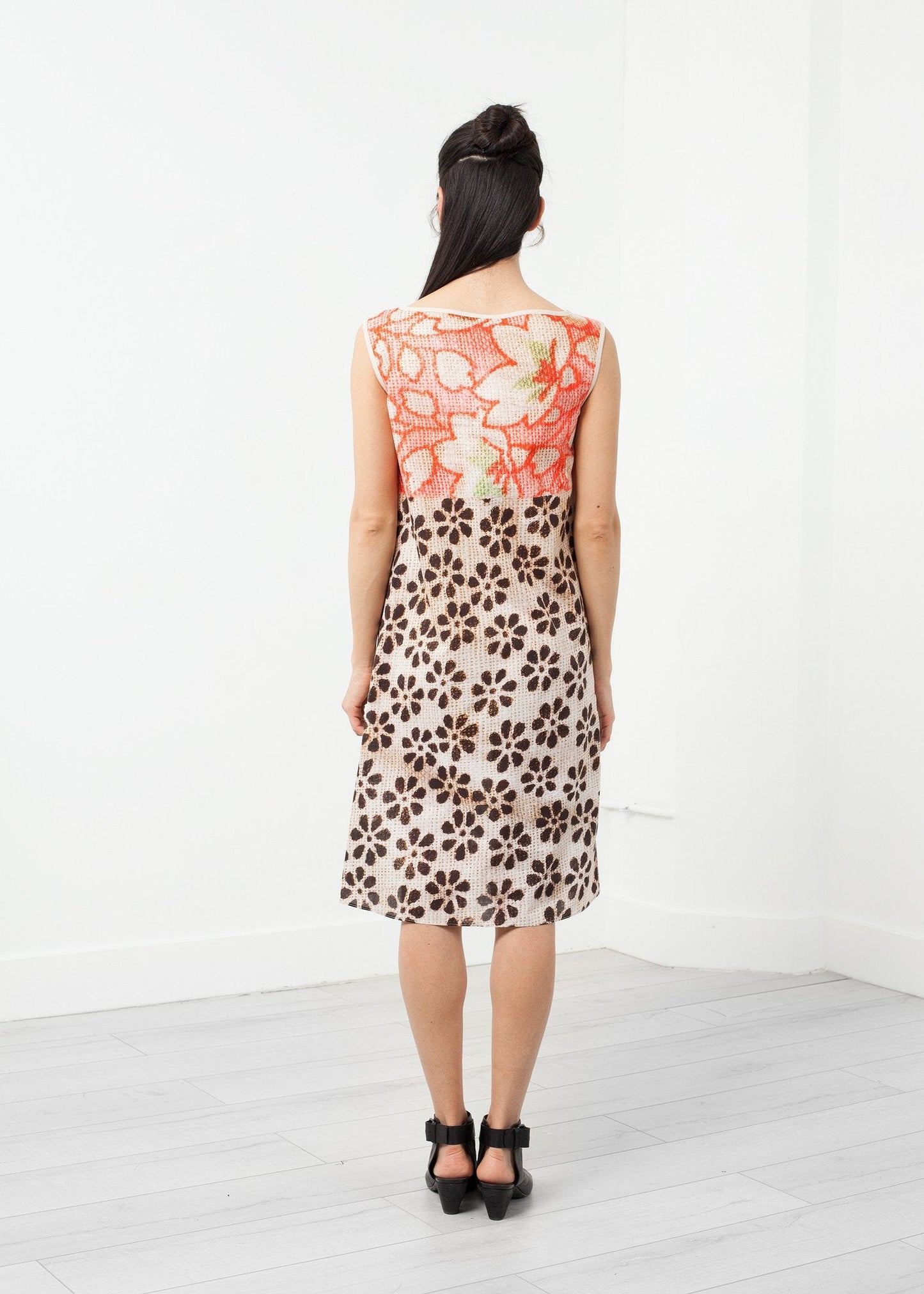 Floral Sleeveless Dress (6707065716830)