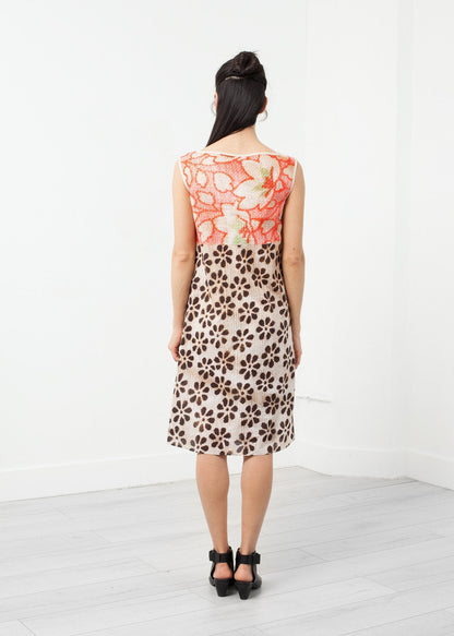 Floral Sleeveless Dress (6707065716830)