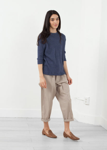 Melange Waffle Top (6707063849054)