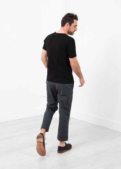Flat Front Cuffed Trouser (6707073155166)