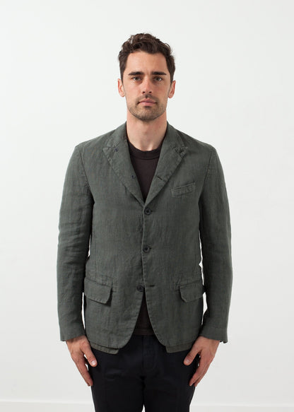 Five Button Cotton Blazer (6707073122398)