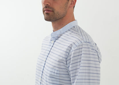 Mandarin Collar Formal Shirt (6707076792414)