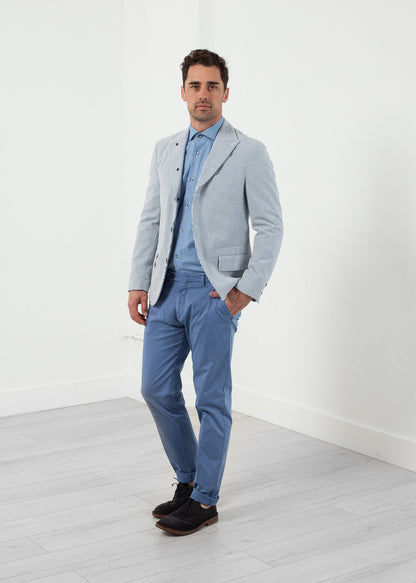 Seersucker Five Button Blazer (6707073056862)