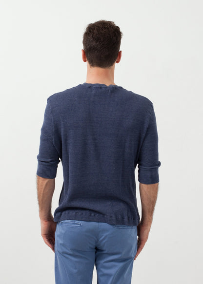 Melange Waffle Top (6707063849054)