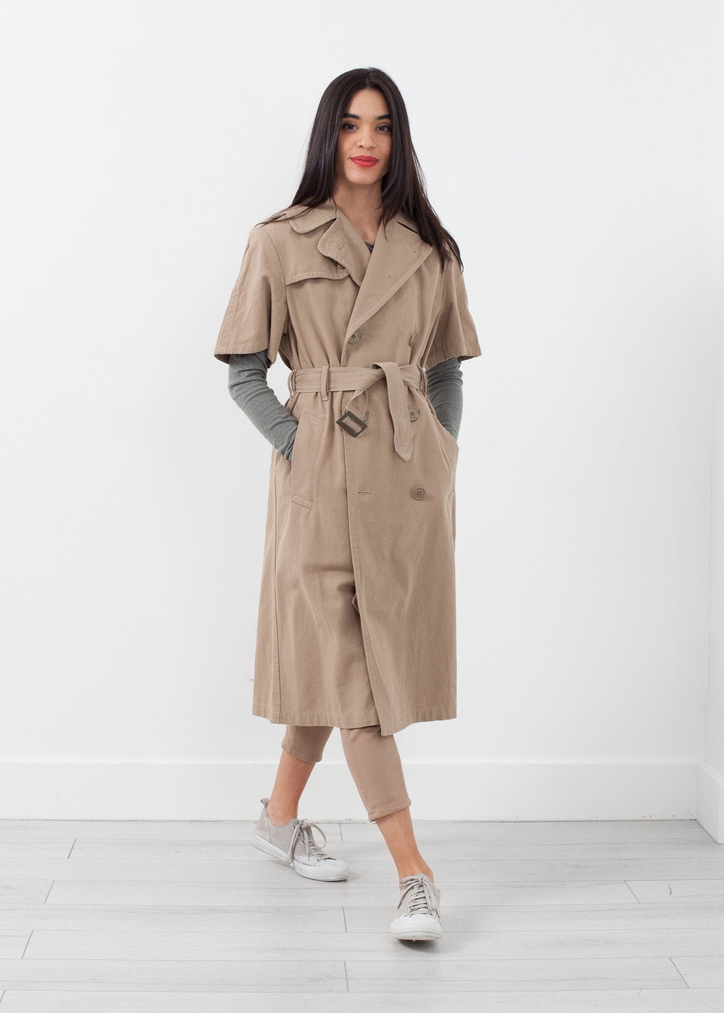 Rolled Sleeve Trenchcoat (6707087540318)