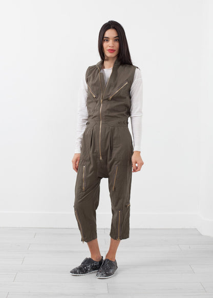 Sleeveless Harem Flightsuit (6707087638622)