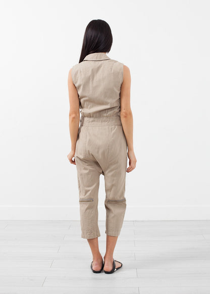 Sleeveless Harem Flightsuit (6707087573086)