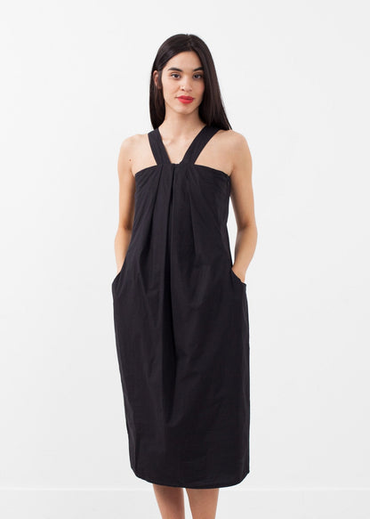 V-Strap Pocket Dress (6707062177886)