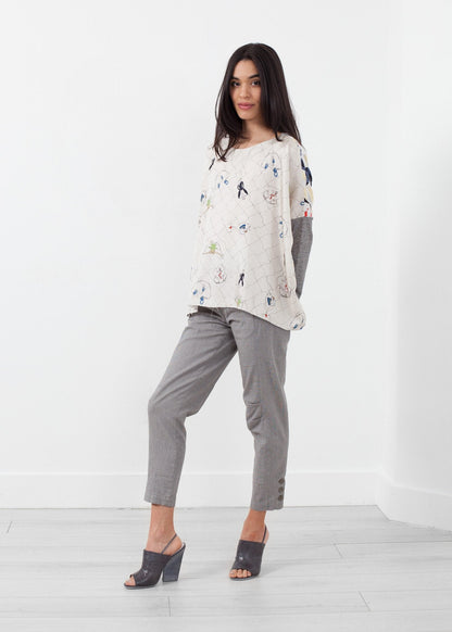 Long Sleeve Box Blouse (6707061850206)