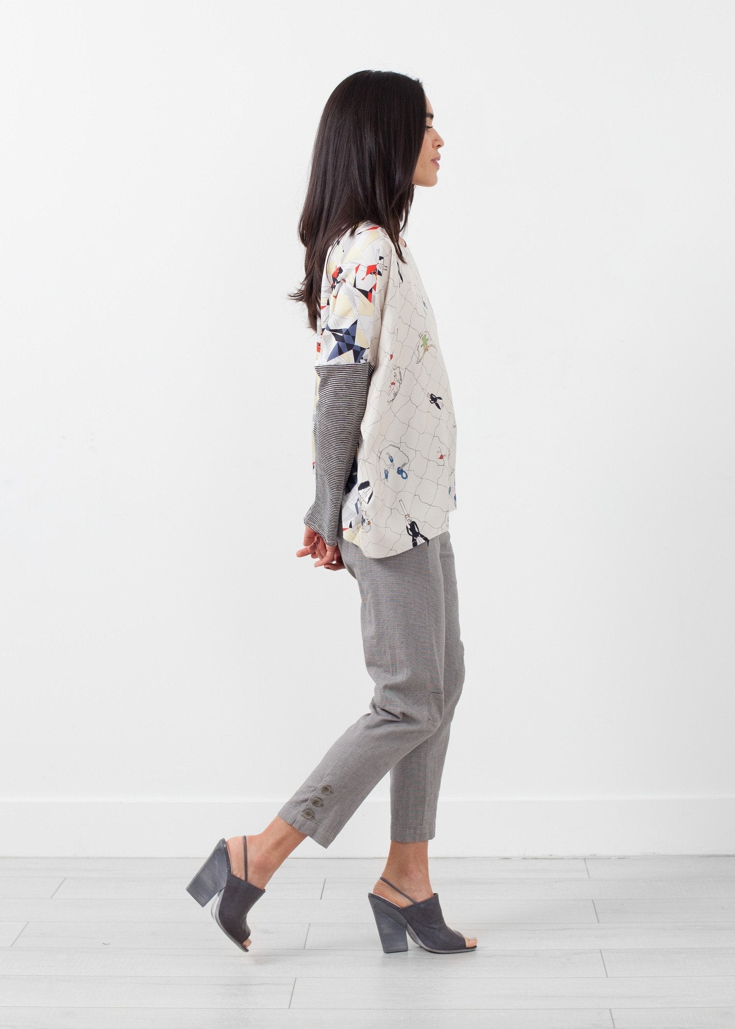 Long Sleeve Box Blouse (6707061850206)