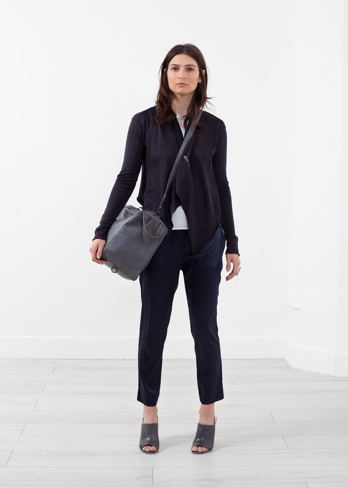 Draped Neck Cardigan (6707088851038)