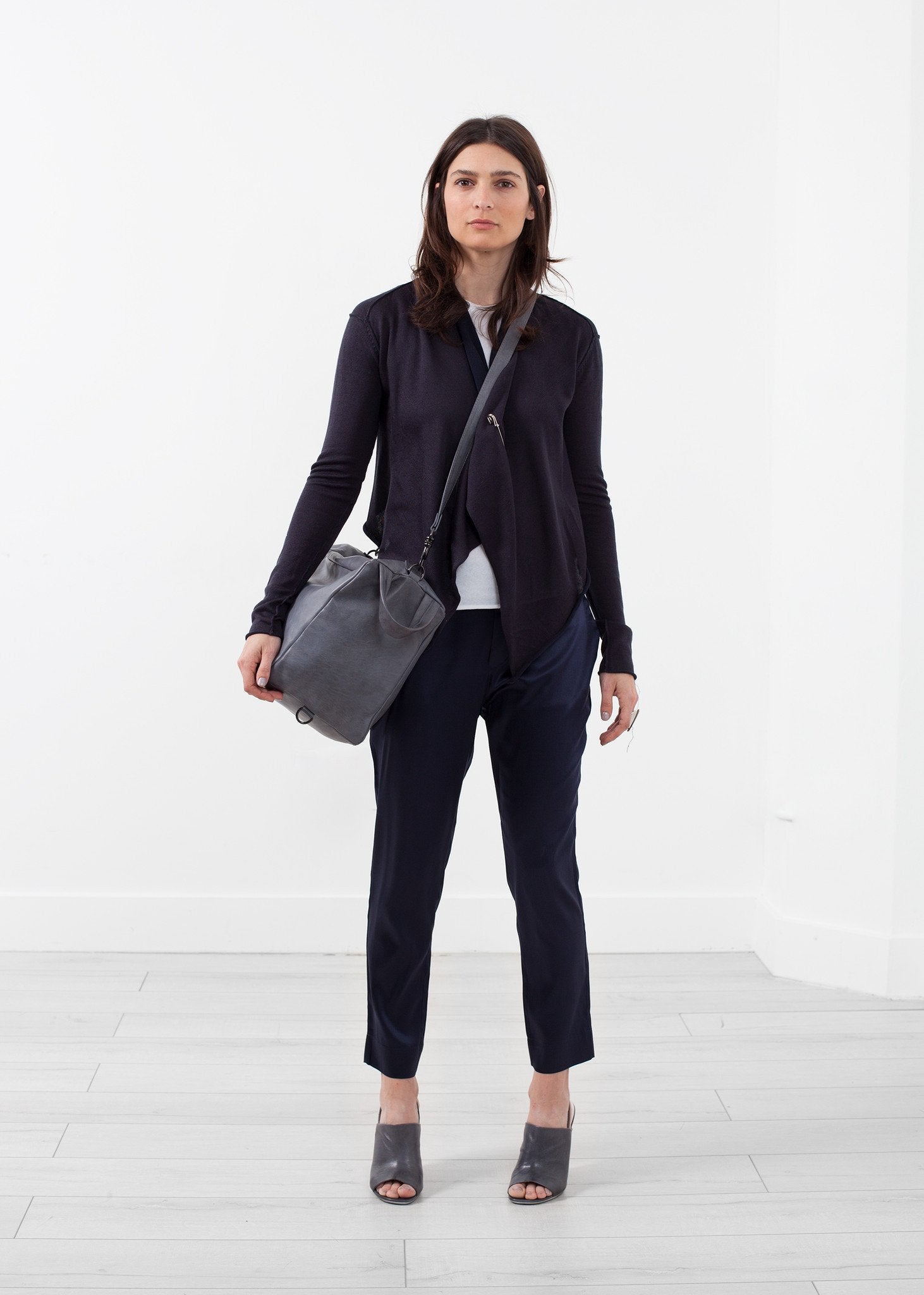 Draped Neck Cardigan (6707088851038)