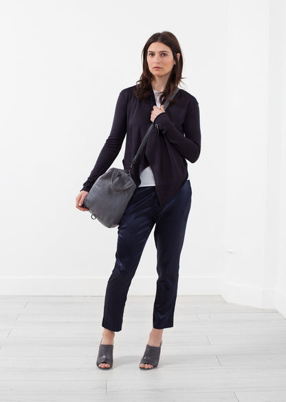 Draped Neck Cardigan (6707088851038)